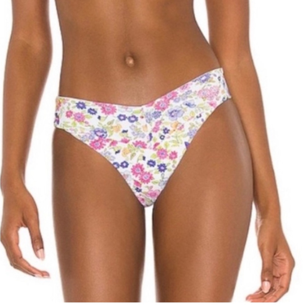 Love Shack Fancy x Hurley cheeky bikini bottoms